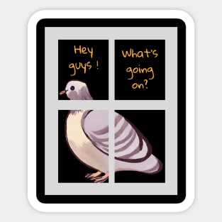 Hi, I am a pigeon. Sticker